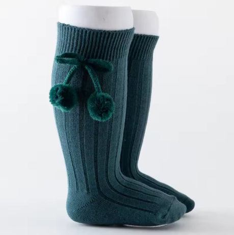 Calcetas españolas Borlas