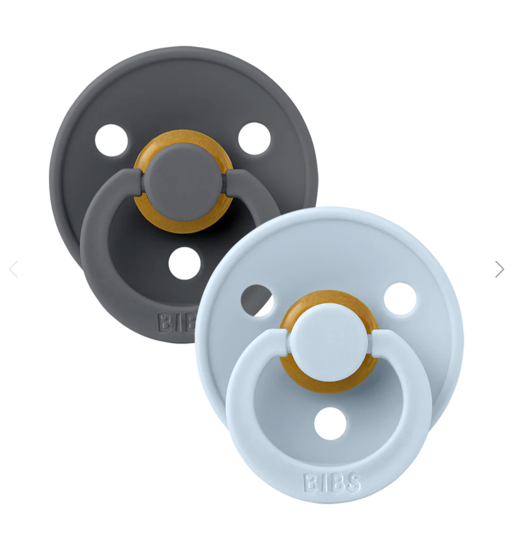 2 PACK Round Colour Chupones BIBS