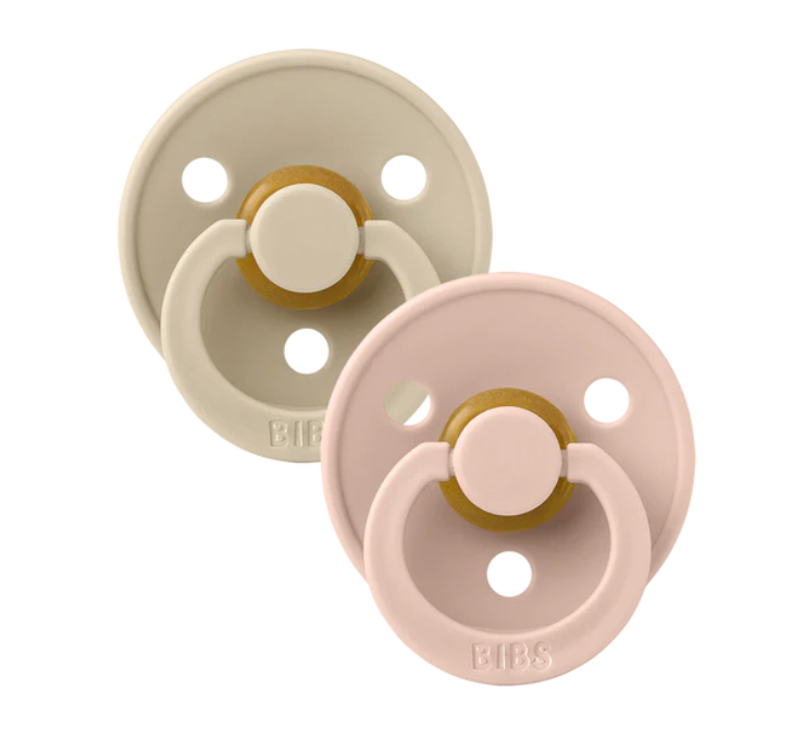 2 PACK Round Colour Chupones BIBS