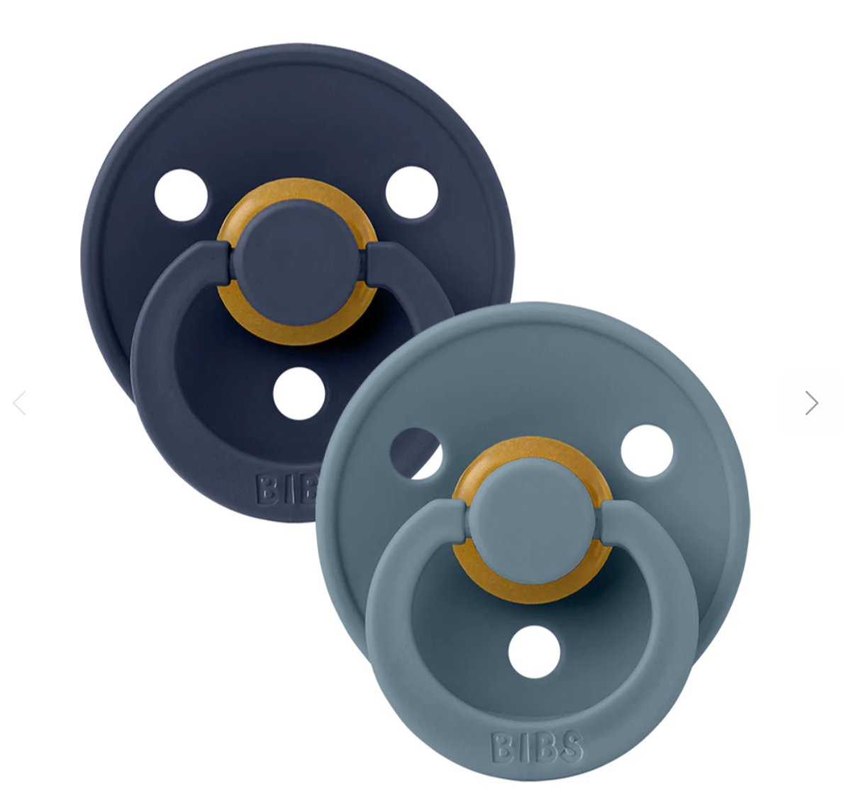 2 PACK Round Colour Chupones BIBS
