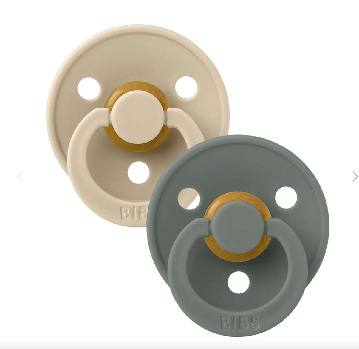 2 PACK Round Colour Chupones BIBS