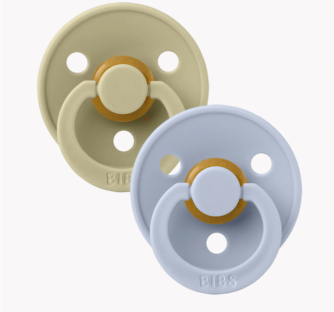 2 PACK Round Colour Chupones BIBS