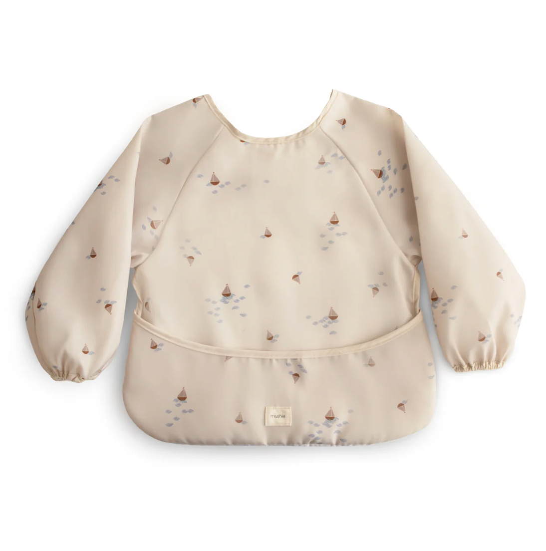 Babero manga larga impermeable Mushie