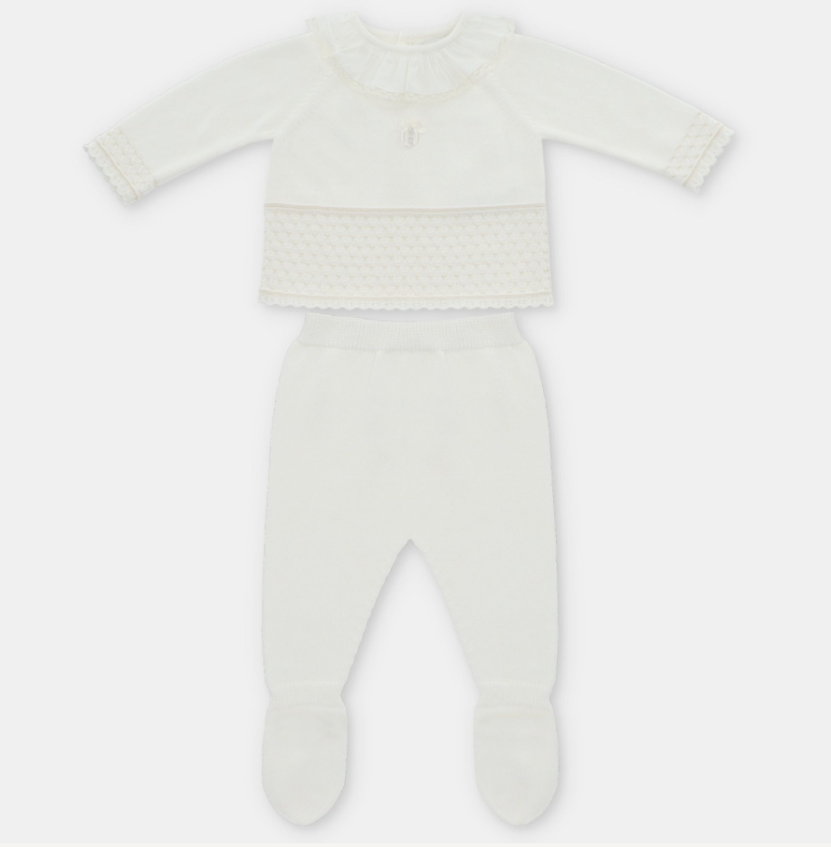 Martin Aranda White knitted set
