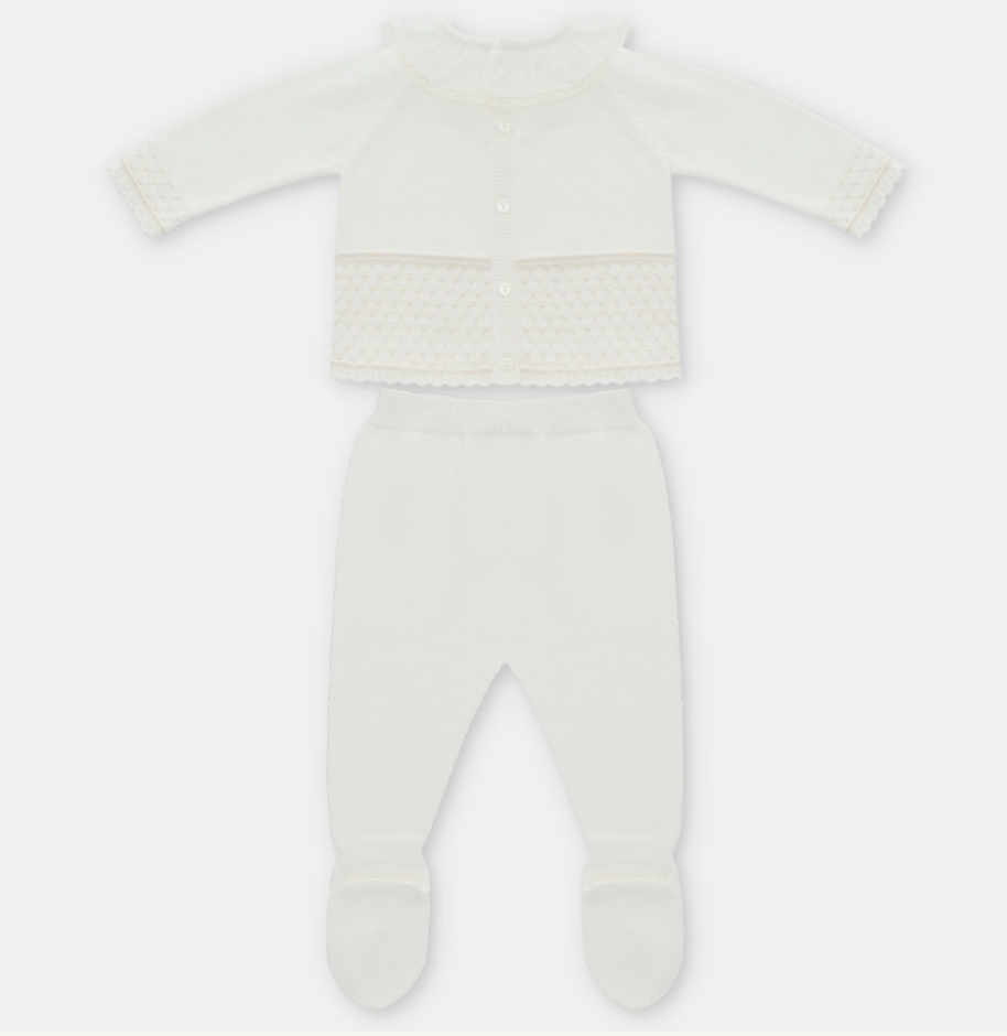 Martin Aranda White knitted set