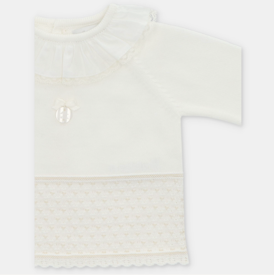 Martin Aranda White knitted set