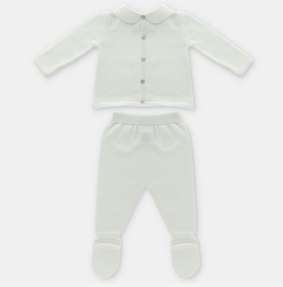 Martin Aranda White knitted set