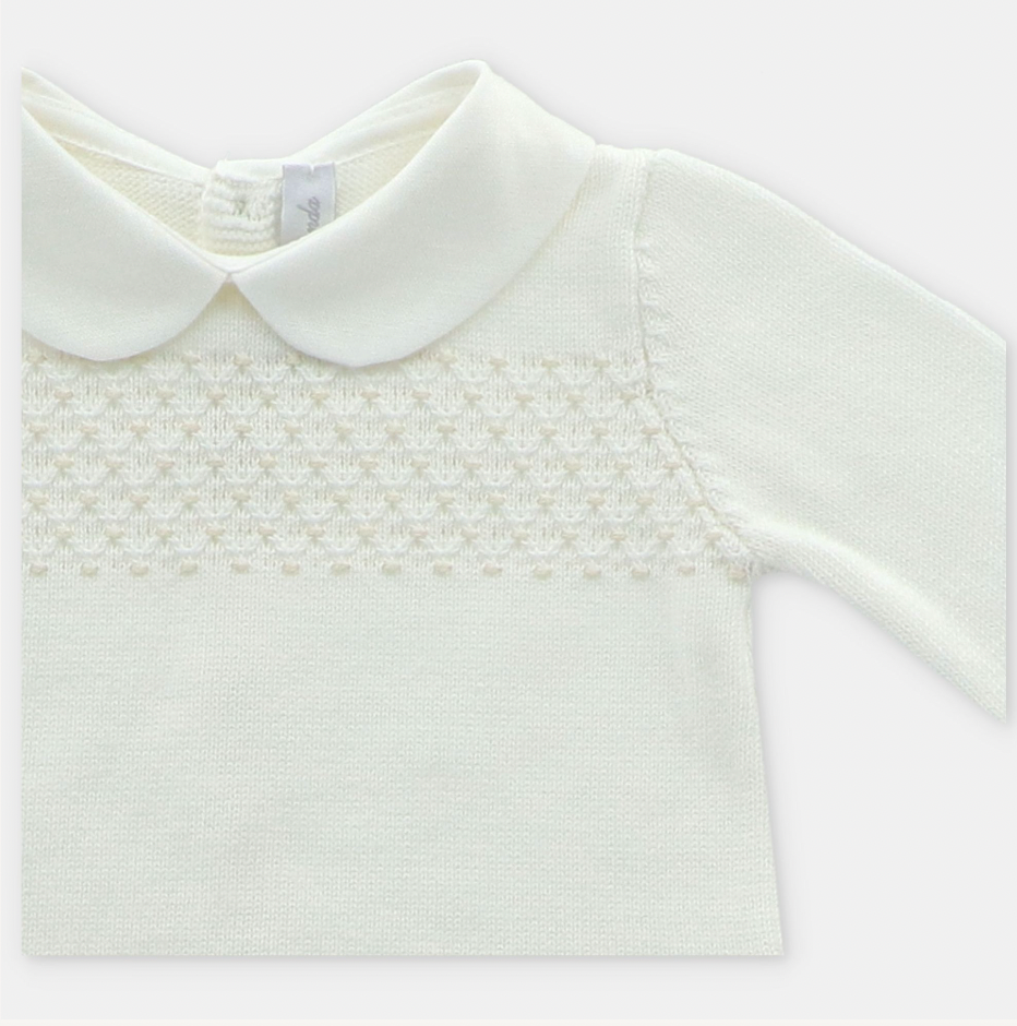 Martin Aranda White knitted set