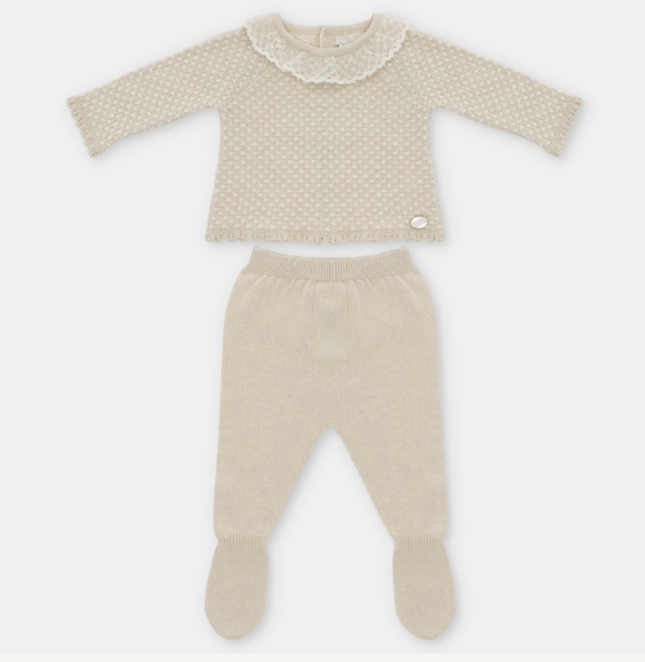 Conjunto tejido Martin Aranda Beige