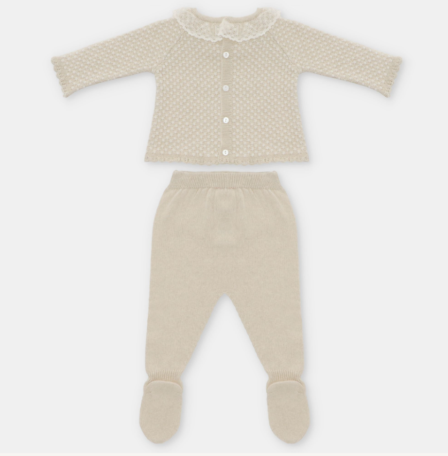 Conjunto tejido Martin Aranda Beige