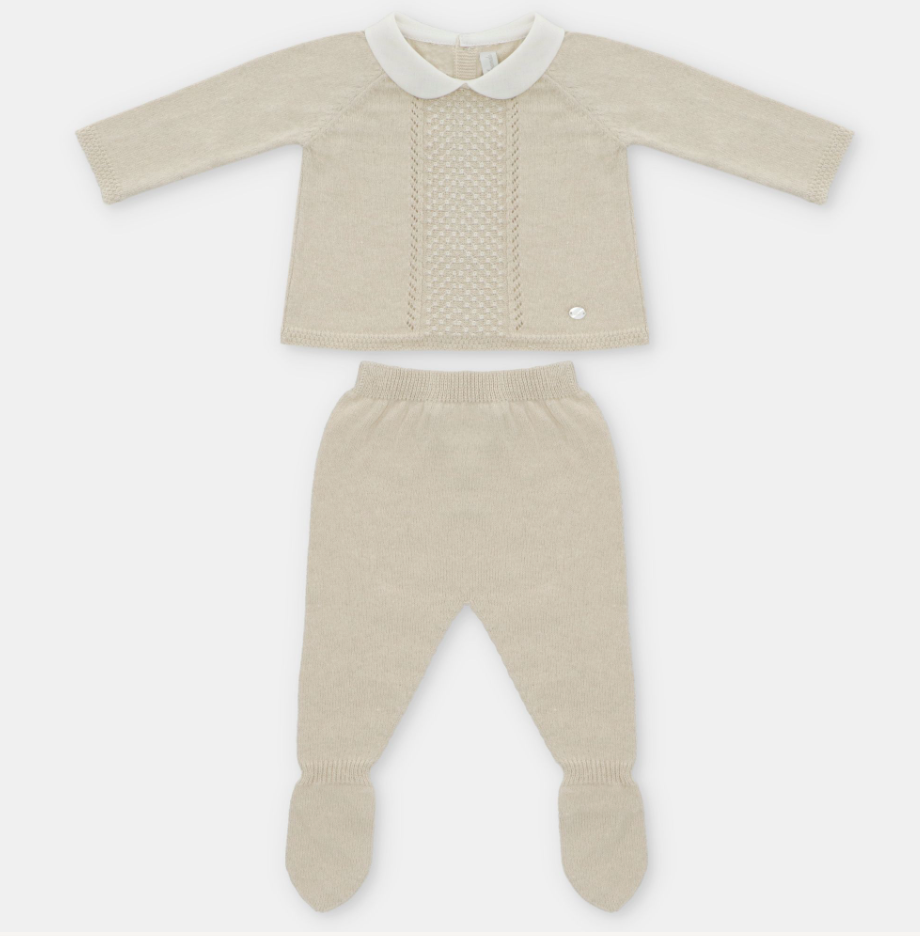 Conjunto tejido Martin Aranda Beige