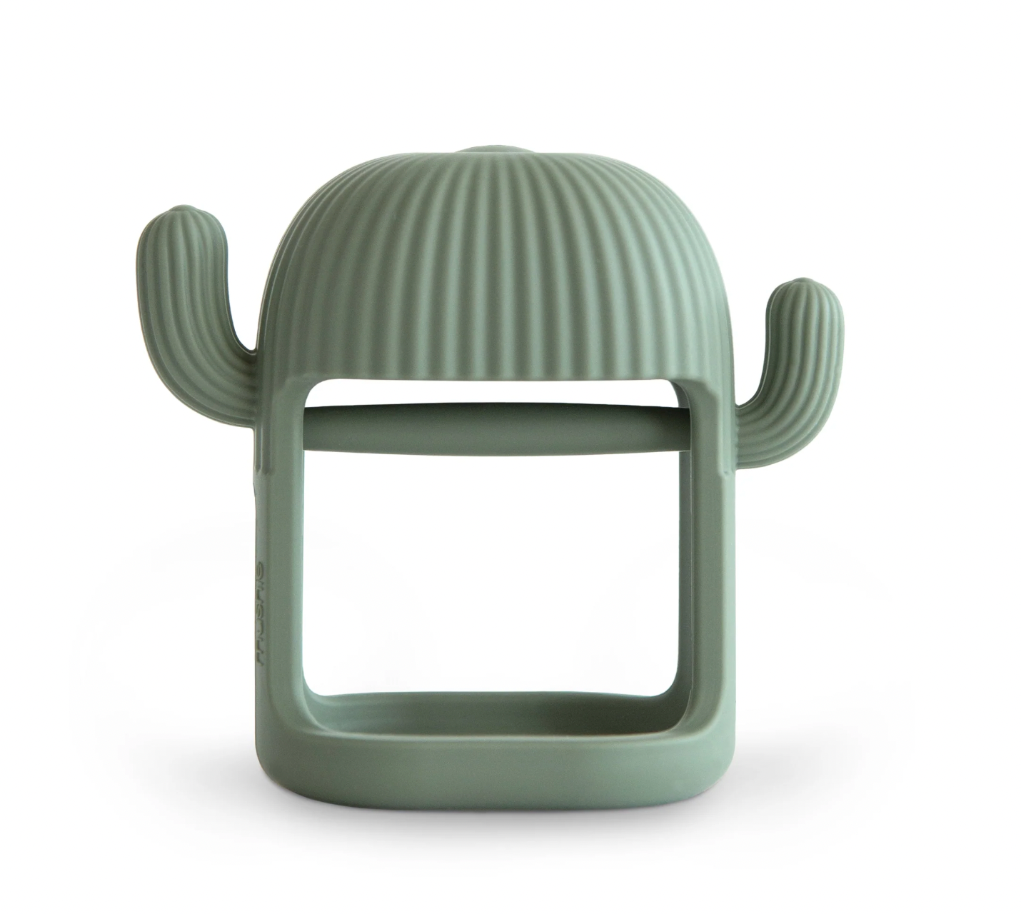 Teething ring with handle