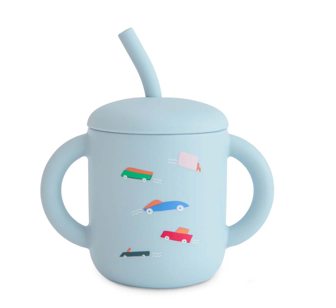 Vaso con popote Mushie