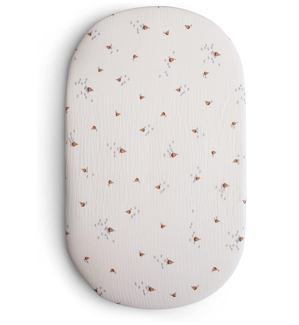 Mushie Moses Basket Sheet