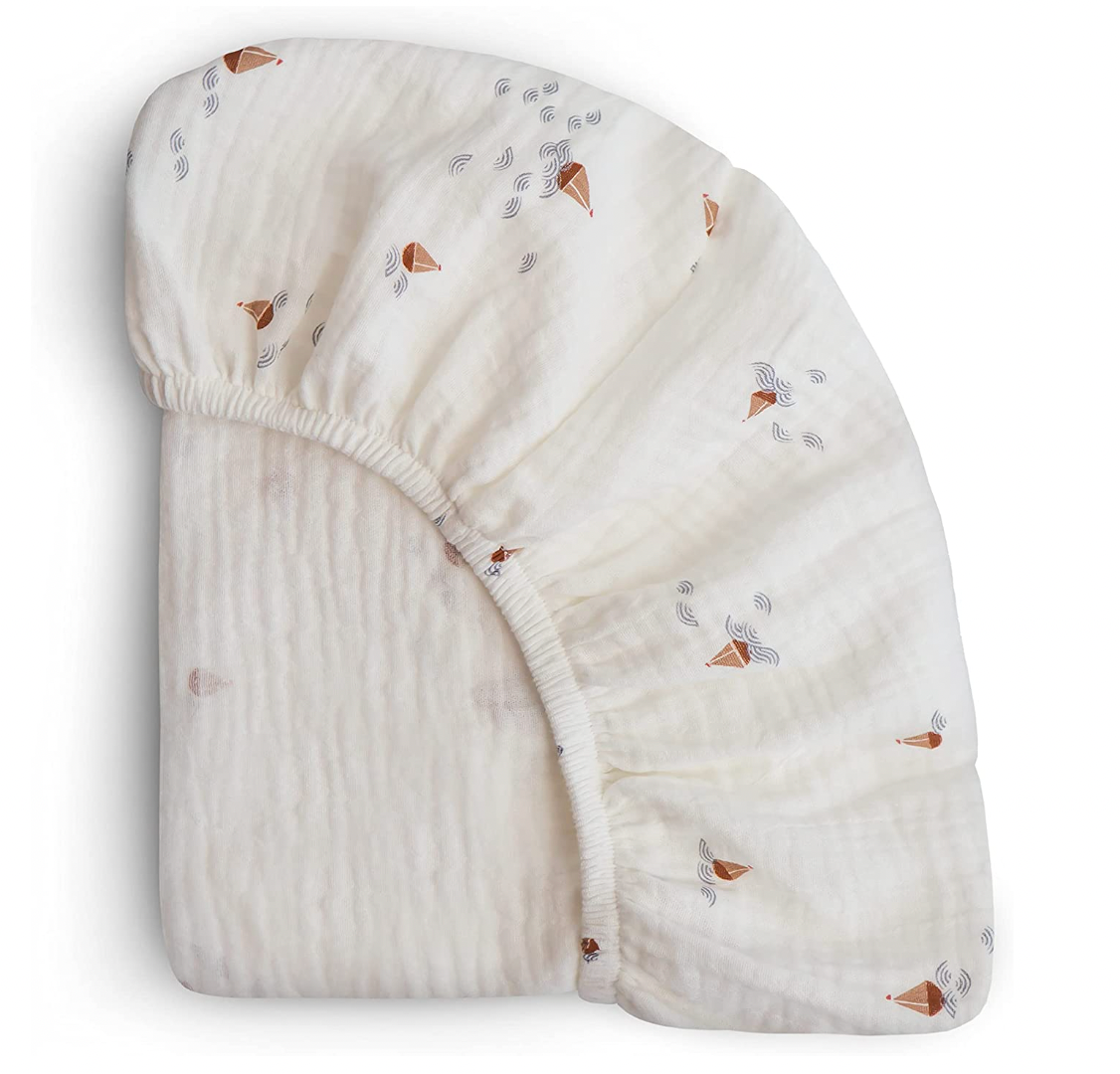 Mushie Moses Basket Sheet