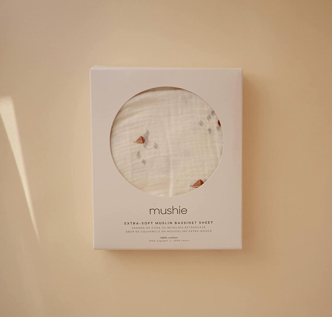 Mushie Moses Basket Sheet