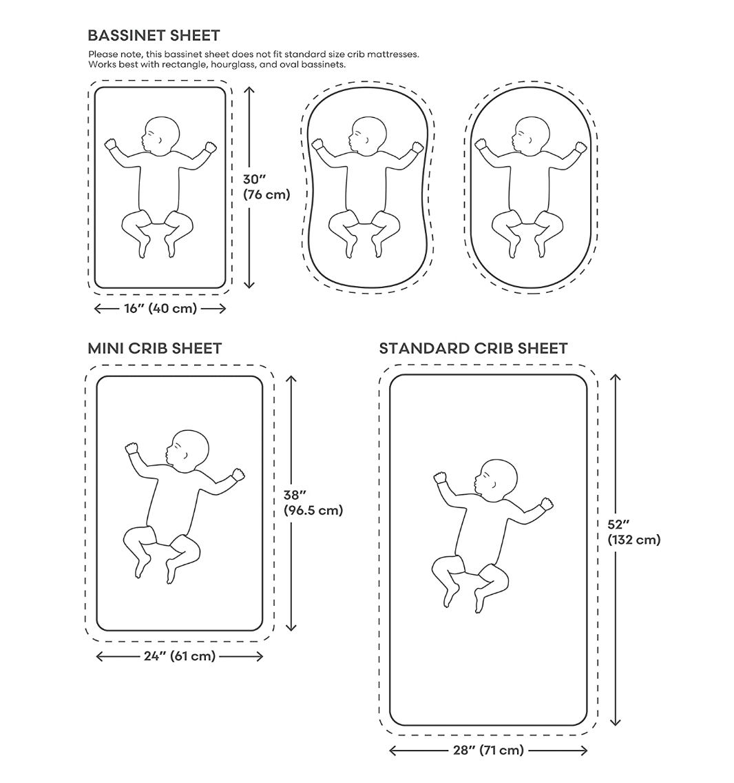 Mushie Moses Basket Sheet