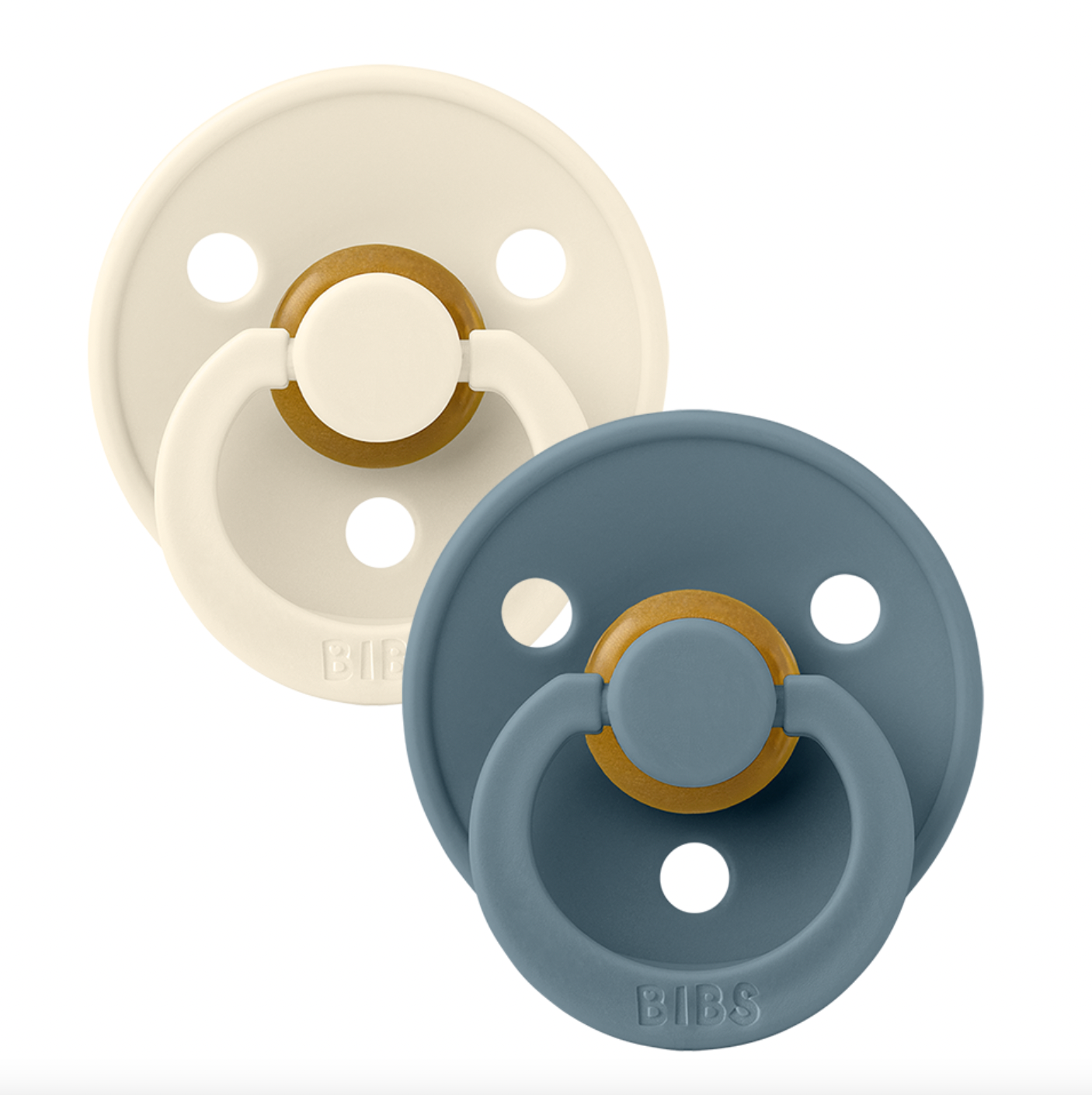 2 PACK Round Colour Chupones BIBS