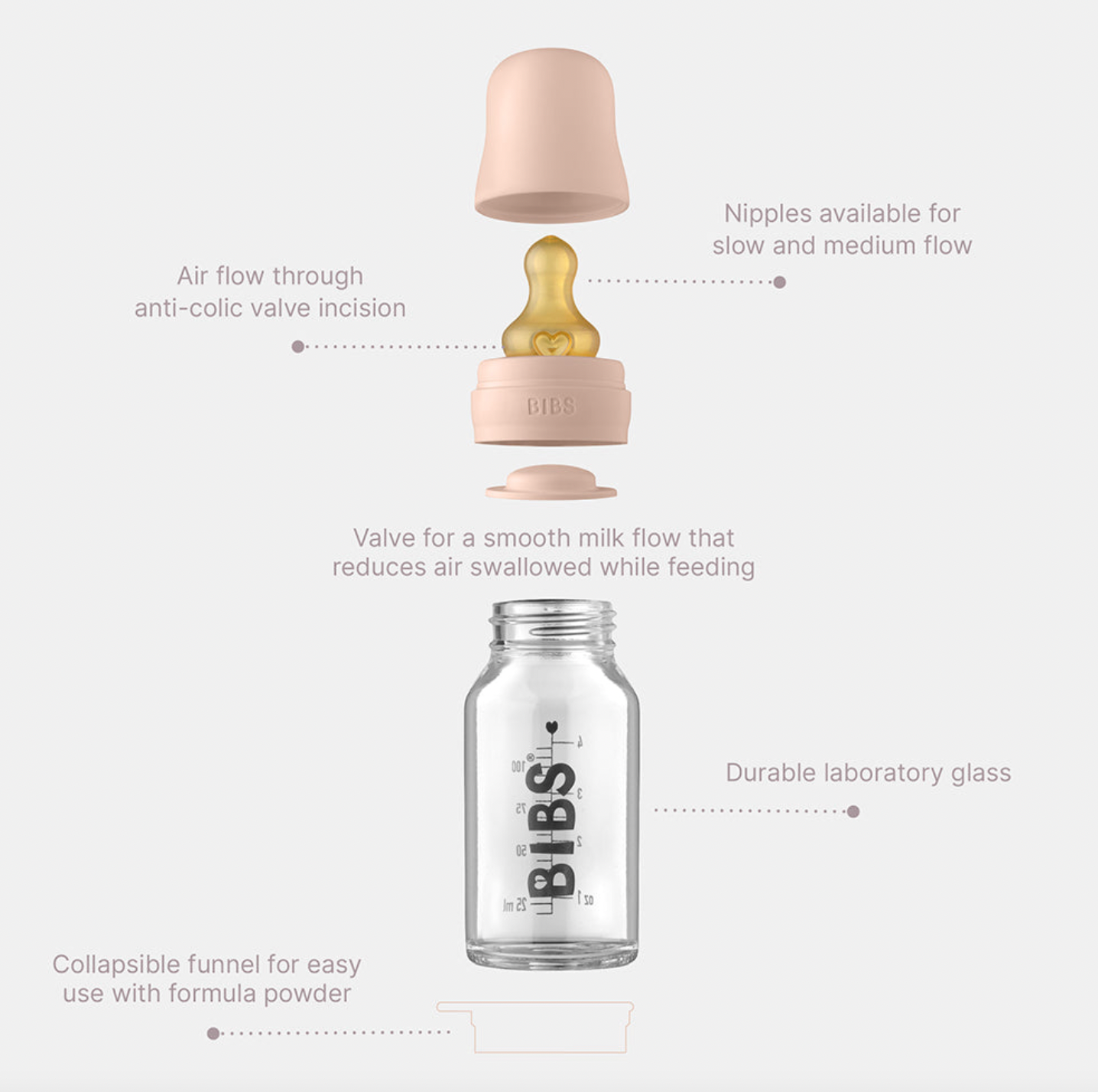BIBS Glass Bottle