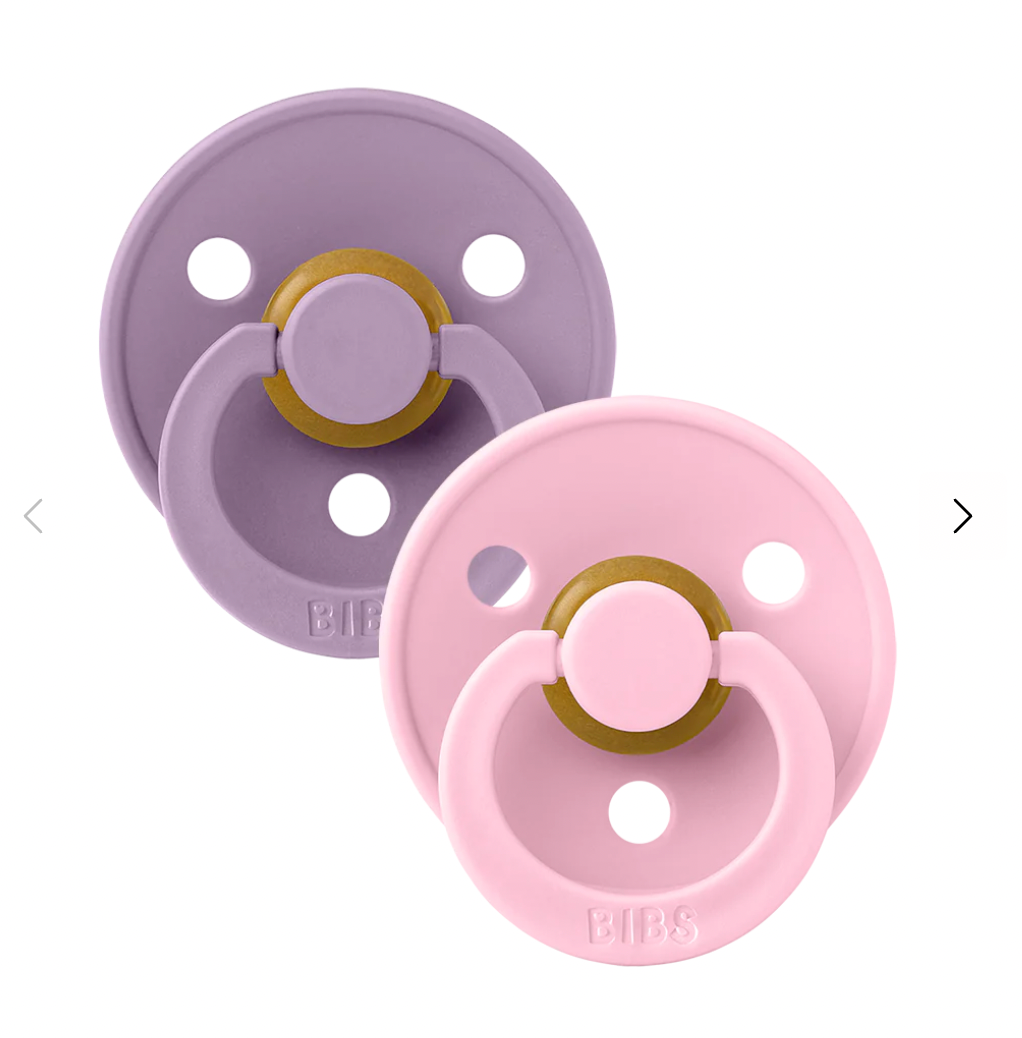 2 PACK Round Colour Chupones BIBS