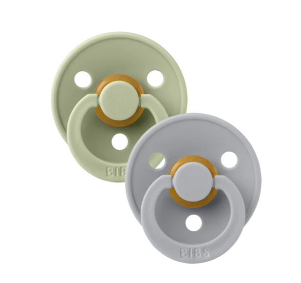 2 PACK Round Colour Chupones BIBS