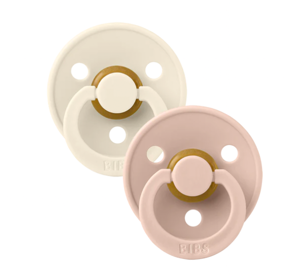 2 PACK Round Colour Chupones BIBS