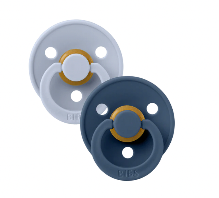 2 PACK Round Colour Chupones BIBS