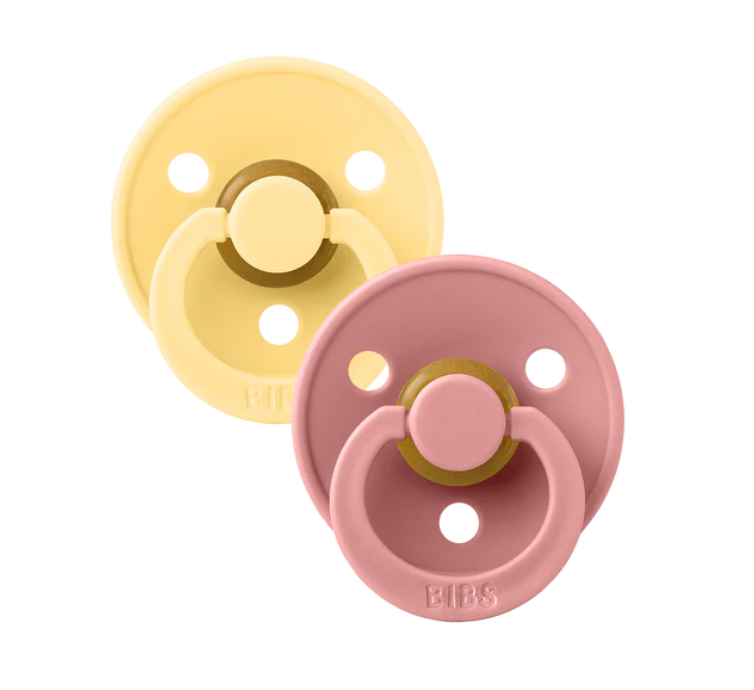 2 PACK Round Colour Chupones BIBS