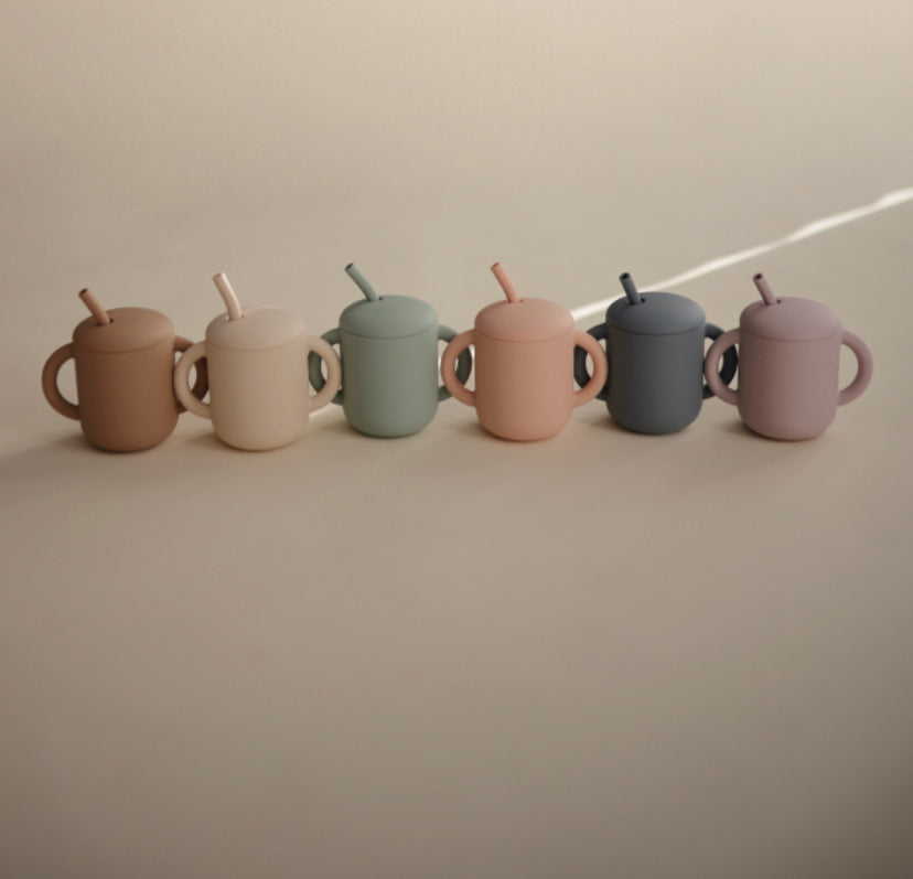 Mushie Cup with Straw