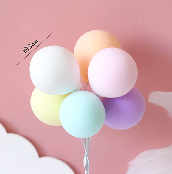 Cake Toppers Balloons (+ colores)