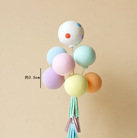 Cake Toppers Balloons (+ colores)