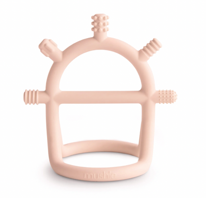 Teething ring with handle