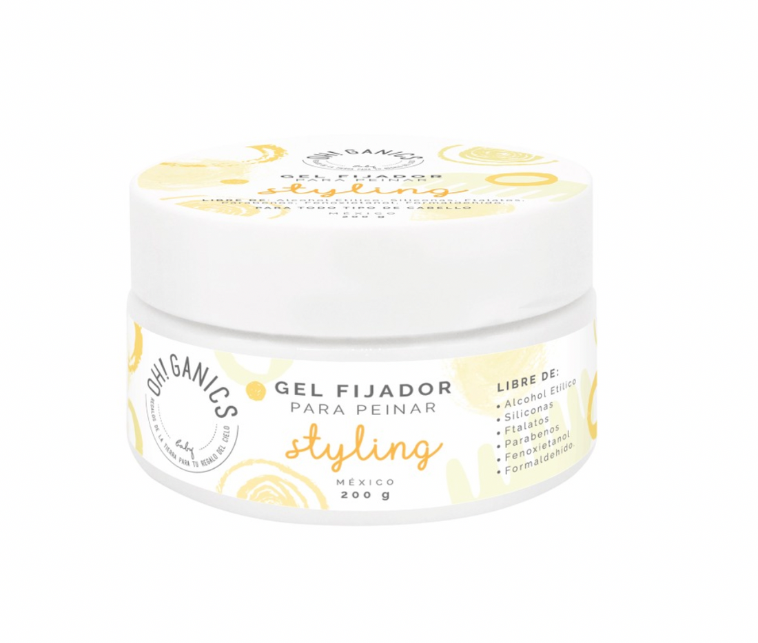 Gel fijador para peinar oh!Ganics