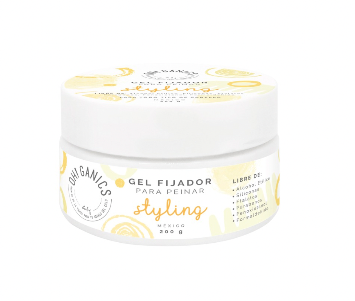 Gel fijador para peinar oh!Ganics