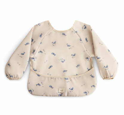 Babero manga larga impermeable Mushie
