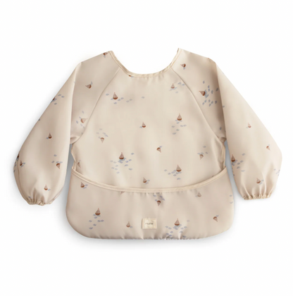 Babero manga larga impermeable Mushie