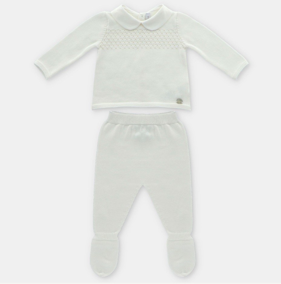 Conjunto tejido Martin Aranda Blanco