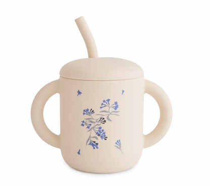 Vaso con popote Mushie