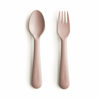 Set de cuchara y tenedor Mushie