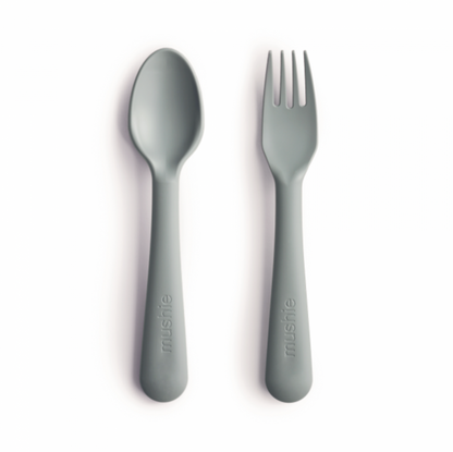 Set de cuchara y tenedor Mushie