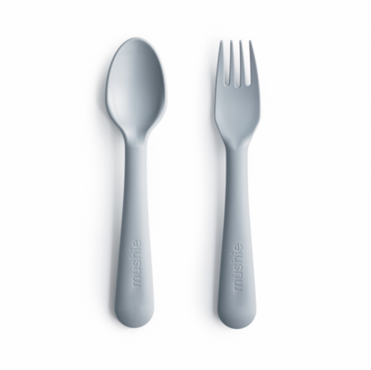 Set de cuchara y tenedor Mushie
