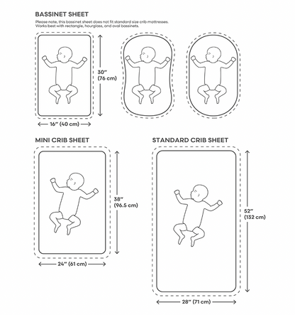 Mushie Moses Basket Sheet 
