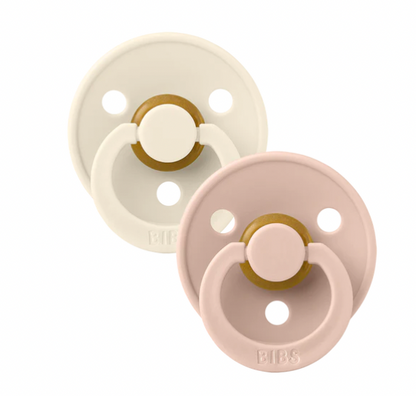 2 PACK Round Colour Chupones BIBS