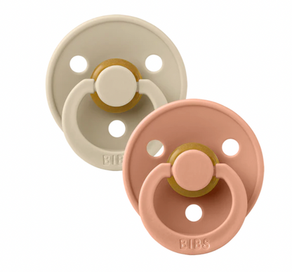 2 PACK Round Colour Chupones BIBS